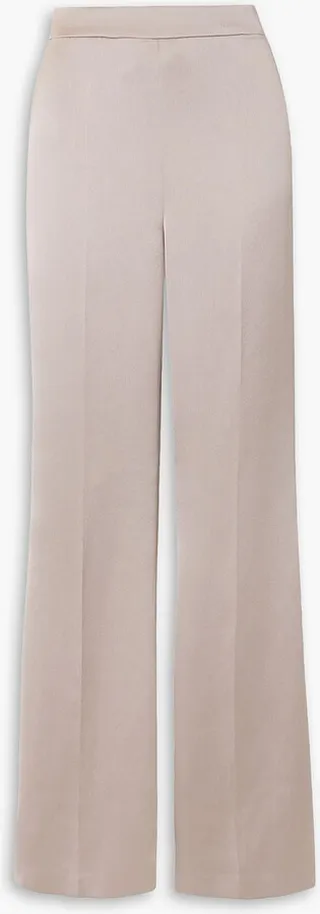 Iman satin flared pants