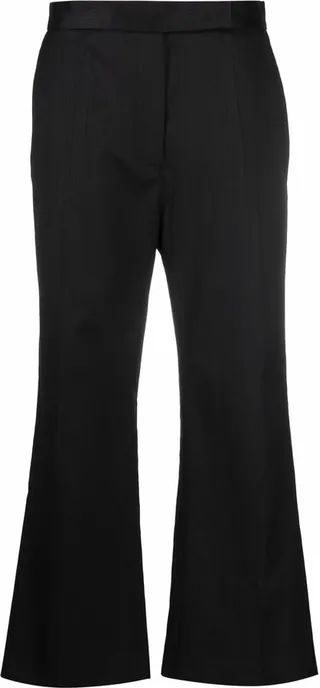 Bootcut Cropped Trousers