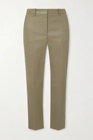 Joseph - Coleman Leather Skinny Pants - Brown