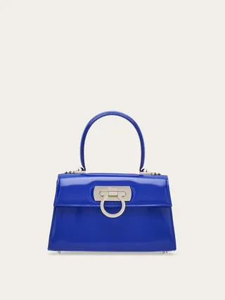 Ferragamo Women Iconic Top Handle Blue