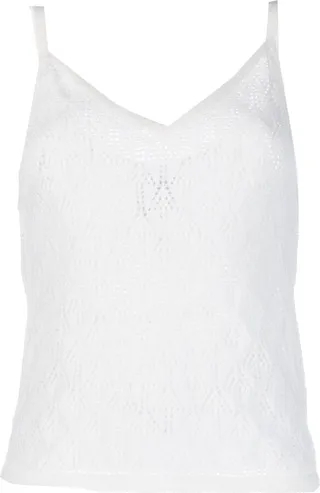 Spaghetti-Strap Cashmere Top