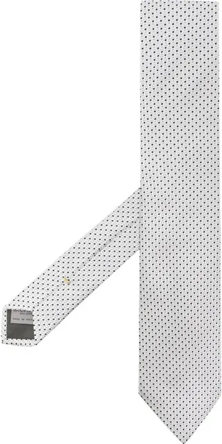 Polka-Dot Silk Tie