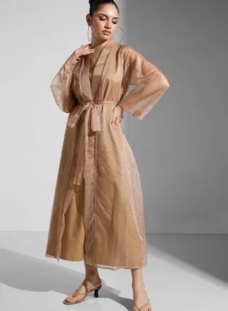 Mesh Detail Abaya
