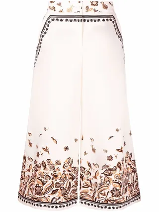 Fauve print culottes