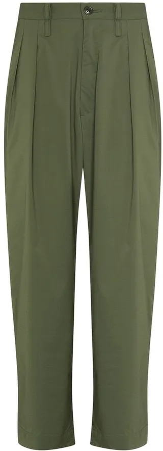 Ripstop straight-leg trousers