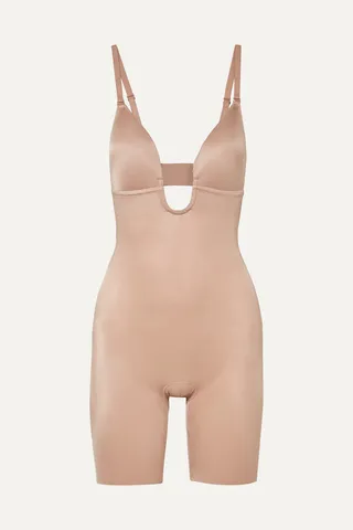 Spanx - Suit Your Fancy Stretch-jersey Bodysuit - Neutrals