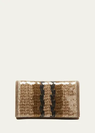 City Monili Sequins Flap Shoulder Bag