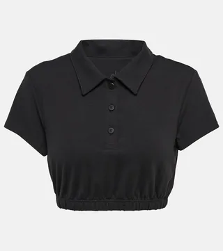 Cropped Prestige Polo top