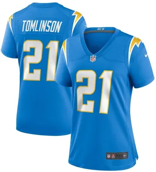 Women's Nike LaDainian Tomlinson Powder Blue Los Angeles Chargers Game Retired Player Jersey