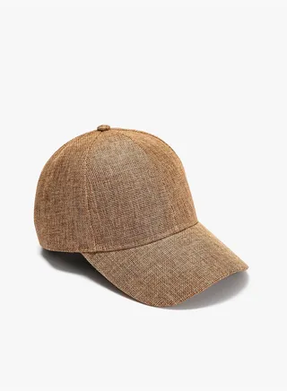 Straw Cap Hat Textured
