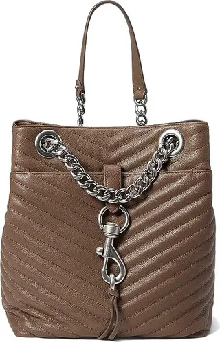 Rebecca Minkoff Edie Large Bucket (Deep Taupe) Handbags