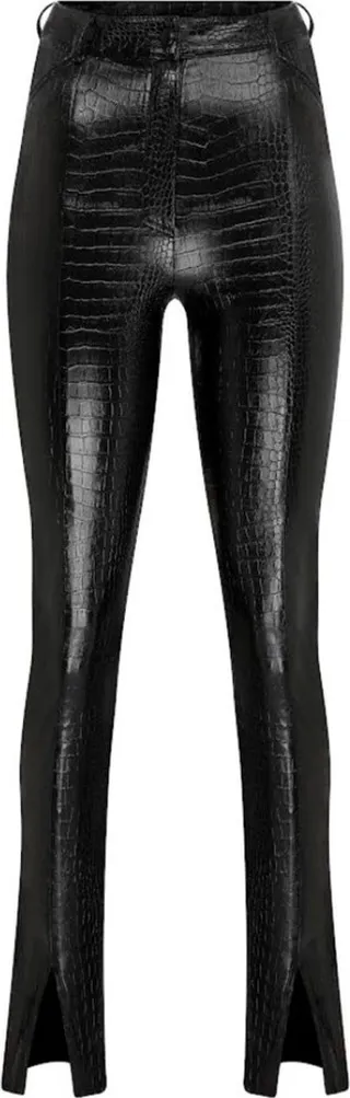 Maeve - Vegan Leather Croc Pants
