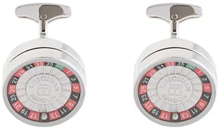 Roulette round shaped cufflinks