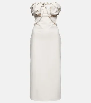 La Robe Bikini cotton-blend midi dress