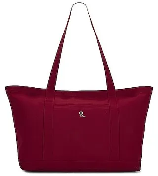 Raf Simons Oversized Tote Bag in Wine