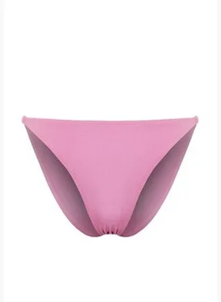 Pink Gathered Bikini Bottoms TBESS24BA00109