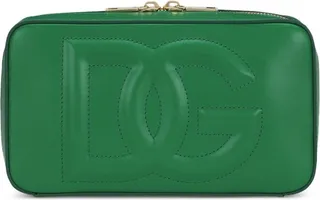 Dolce & Gabbana Small Leather Dolce & Gabbana Logo Camera Bag