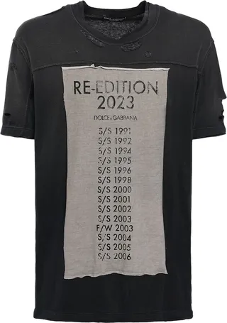 Re-edition distressed t-shirt