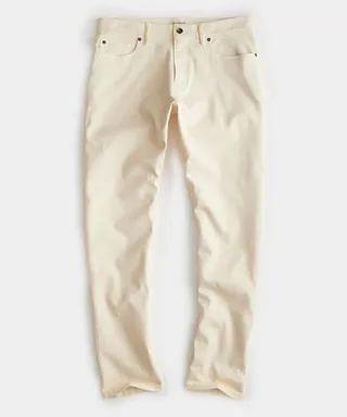 Straight Fit 5-Pocket Chino in Canvas