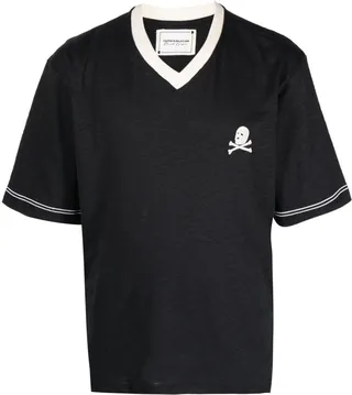 embroidered-logo cotton T-shirt