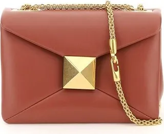 Valentino Garavani One Stud Chain-Link Crossbody Bag