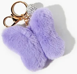Butterfly Pom Pom Keychain