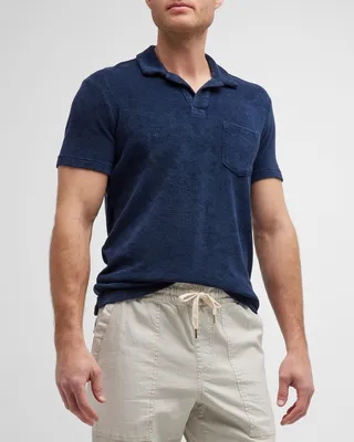 Men's Cotton Terry Polo Shirt
