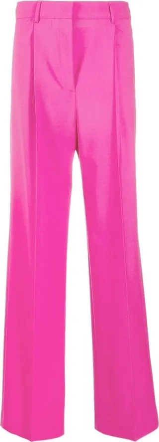 Straight-Leg Wool Trousers