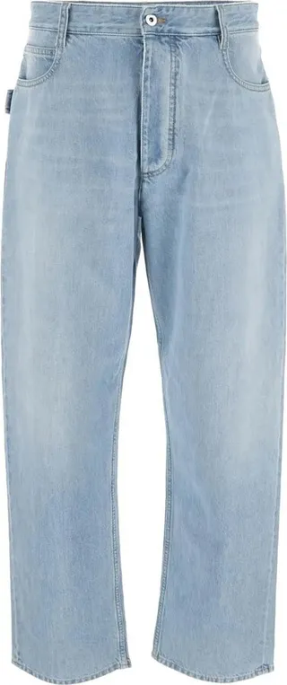Wide Leg Light-bleached Denim