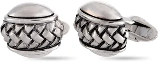 Scott Kay Sterling Silver Oval Cufflinks