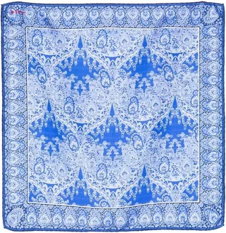 Paisley-Print Silk Handkerchief