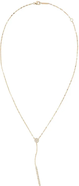 Diamond Cluster Y-Necklace