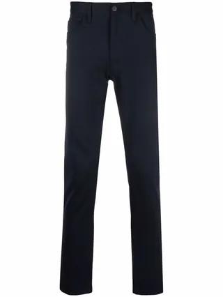 Straight-Leg Tailored Trousers