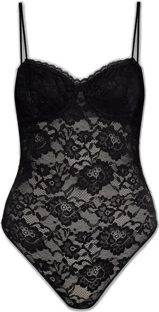 Oséree Lace Sleeveless Bodysuit