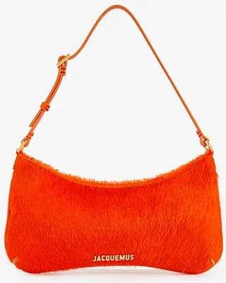 Womens Orange Le Bisou Leather Shoulder bag