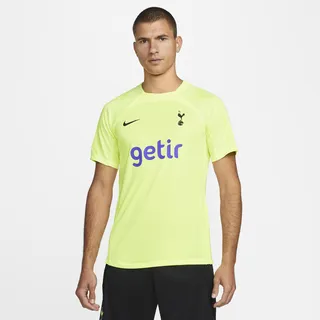 Tottenham Hotspur Strike Nike Men's Dri-FIT Short-Sleeve Soccer Top in Yellow