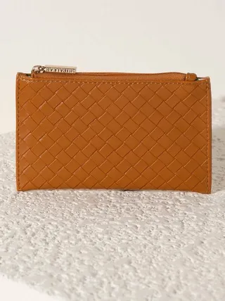 Shiraleah Frankie Card Case - Saddle