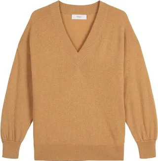V neck cashmere sweater