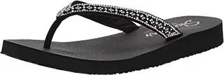 Skechers Cali Women's womens Meditation - Lotus Bae Flip Flop
