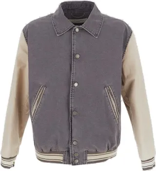 Golden Goose Deluxe Brand Logo Printed Bomber Jacket