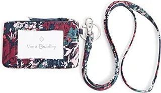 Vera Bradley Women's Performance Twill Zip ID Case and Lanyard Combo