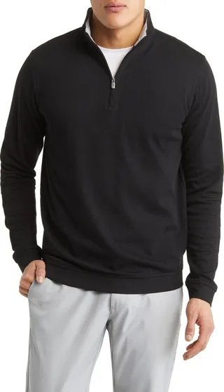 Comfort Interlock Quarter Zip Pullover