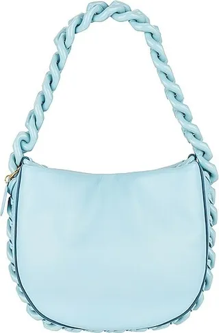 Stella McCartney Small Chain Shoulder Bag in Baby Blue