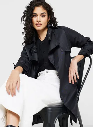Longline Classic Trench Coat