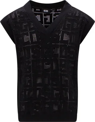 Cotton blend vest