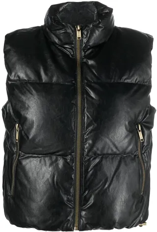 High-Neck Puffer Gilet