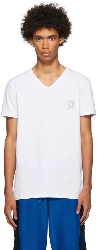 Versace Underwear White Medusa T-Shirt