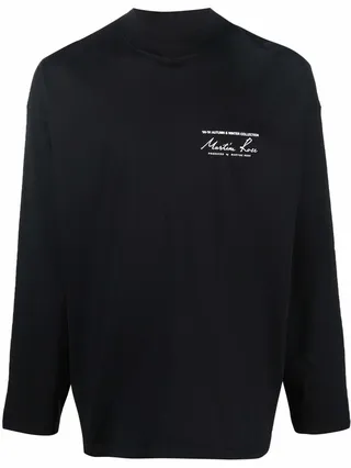 logo-print cotton T-shirt
