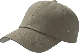 Atlantis Action 6 Panel Chino Baseball Cap - Olive