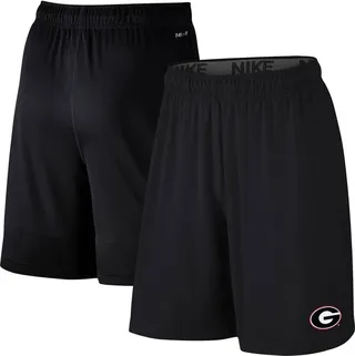 Men's Nike Black Georgia Bulldogs College Primary Logo 2.0 Fly Performance Shorts